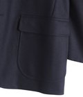 Wool/Cashmere Flannel 3-Roll-2 Comfort Sack Blazer Traditional Fit