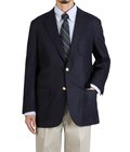 Wool/Cashmere Flannel 3-Roll-2 Comfort Sack Blazer Traditional Fit