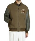 Wool Melton Varsity Jacket
