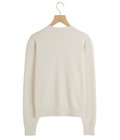 コットンカシミヤ ポケットクルーネックカーディガン