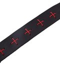 cross stitched med wrist band