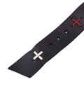 cross stitched med wrist band