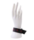 cross stitched med wrist band