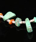 NAVAJO TURQUOISE SPINEY OYSTER NECKLACE