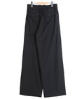 TRIPLE PLEATED WIDE TROUSERS -SURVIVAL CLOTH TROPICAL-
