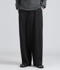 FLAT FRONT WIDE TROUSERS POLWARTH TUXEDO CLOTH