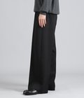FLAT FRONT WIDE TROUSERS POLWARTH TUXEDO CLOTH