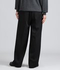 FLAT FRONT WIDE TROUSERS POLWARTH TUXEDO CLOTH