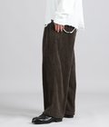 CORDUROY WIDE SLACKS