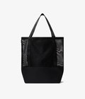 LOGO TAPED MESH TOTE