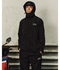 HOODED NYLON TRACK JACKET