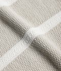 COTTON LINEN BORDER KANOKO L/S KNIT