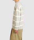 COTTON LINEN BORDER KANOKO L/S KNIT