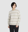 COTTON LINEN BORDER KANOKO L/S KNIT