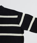 COTTON LINEN BORDER KANOKO L/S KNIT