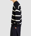 COTTON LINEN BORDER KANOKO L/S KNIT