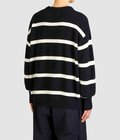 COTTON LINEN BORDER KANOKO L/S KNIT
