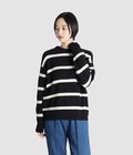 COTTON LINEN BORDER KANOKO L/S KNIT