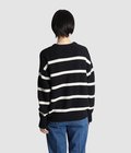 COTTON LINEN BORDER KANOKO L/S KNIT