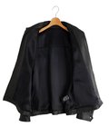 LEATHER ZIP UP JACKET W / LOVE & PEACE SILVER (ENTREFINO)