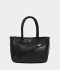 PC RIDERS LEATHER TOTE BAG S W / LOVE & PEACE SILVER