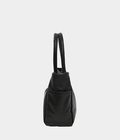 PC RIDERS LEATHER TOTE BAG S W / LOVE & PEACE SILVER