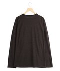 WOOL CREW NECK LONG SLEEVE T-SHIRT