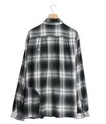 REMADE RAYON PLAID SHIRT AGED