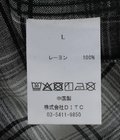 REMADE RAYON PLAID SHIRT AGED