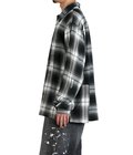 REMADE RAYON PLAID SHIRT AGED