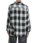 REMADE RAYON PLAID SHIRT AGED