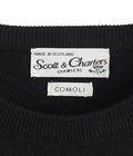 SCOTT&CHARTERS【別注】クルーネックニット