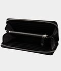 Large Zip-Around Purse w. Metal Zip