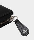 Large Zip-Around Purse w. Metal Zip