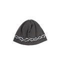 Jacquard Cuffless Beanie