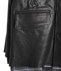Shinig Collar Leather Jacket