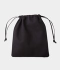 DOUBLE FACED DRAWSTRING POUCH L