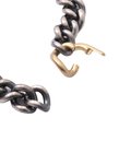 HUMETE CHAIN BRACELET SV K18YG White Diamond 0.12ct