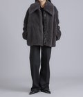 【レディース】WOOL BOA WIDE COLLAR COAT