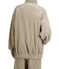 Compact Velour Track Jacket -GREGE-