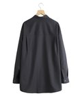 Extra Fine Wool L/S Oversized Regular Collar Shirt