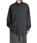 Extra Fine Wool L/S Oversized Regular Collar Shirt