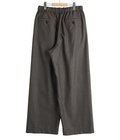 Melange Matt Worsted Side Seamless Trousers