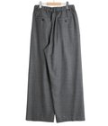 Melange Matt Worsted Side Seamless Trousers