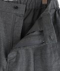 Melange Matt Worsted Side Seamless Trousers