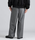 Melange Matt Worsted Side Seamless Trousers