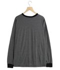 Wool Border L/S Tee