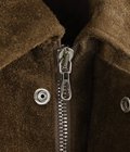 Hairy Suede Raglan Blouson