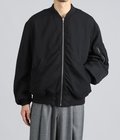 Fulled Wool Twill Flight Jacket