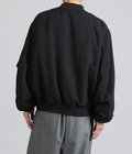 Fulled Wool Twill Flight Jacket